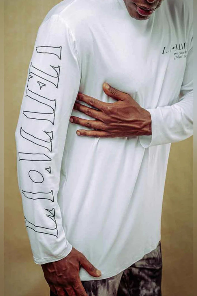 T-Shirt Long Sleeve  La Mafia White