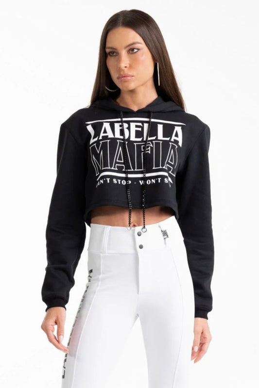 Labellamafia Hoodie Chicago Black